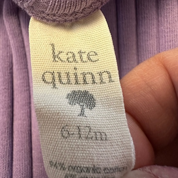 Kate Quinn Lilac Ribbed Bodysuit - Picture 2 of 2